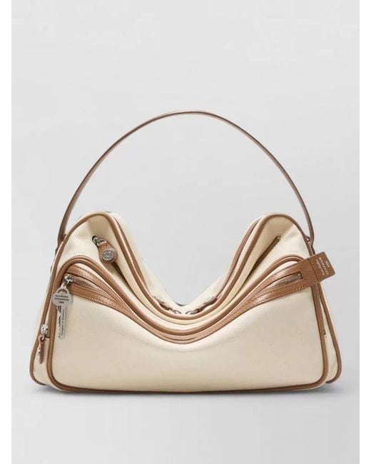 Acne Natural Canvas Camera Shoulder Bag