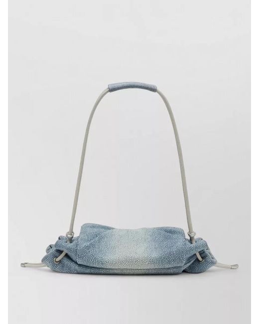 DIESEL Blue Bucket Bag Shoulder Adjustable Strap Top Handle