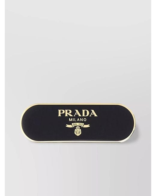 Prada Multicolor Logo-Embellished Hair Clip