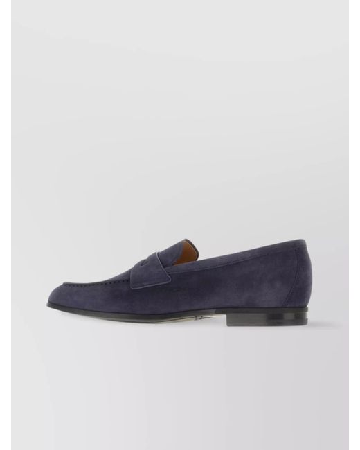 Church's Blue Suede Loafers for men