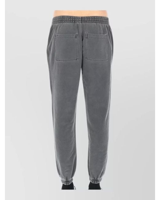 Represent Gray Pants Elastic Cuffs Back And Side Pockets for men