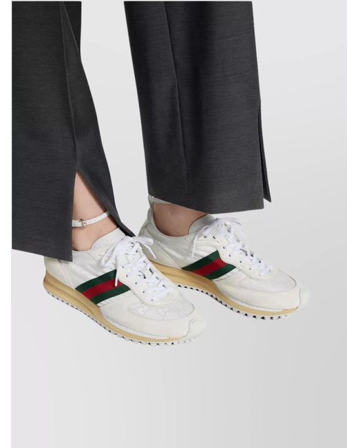 Gucci Multicolor Nylon Low-Top Sneakers