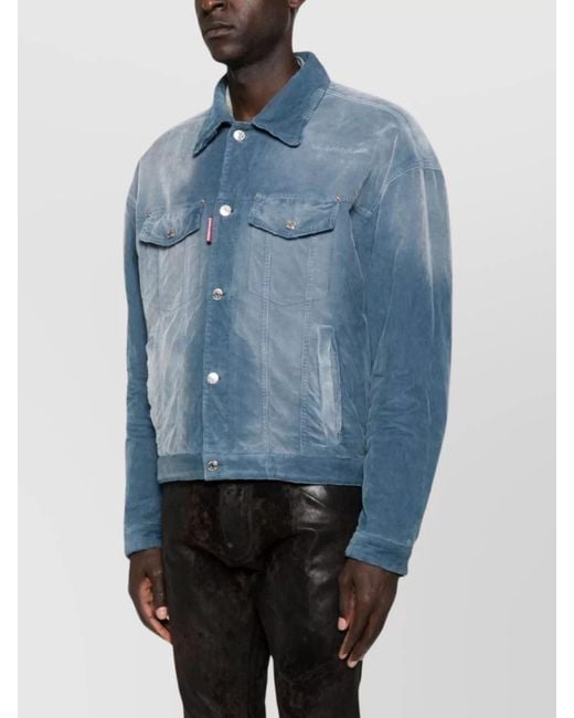 DSquared² Blue Denim Jacket for men