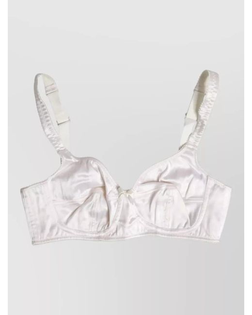Dolce & Gabbana Natural Silk Balconette Bra