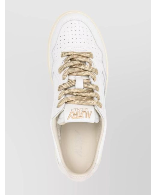 Autry Natural Leather Low-Top Sneakers