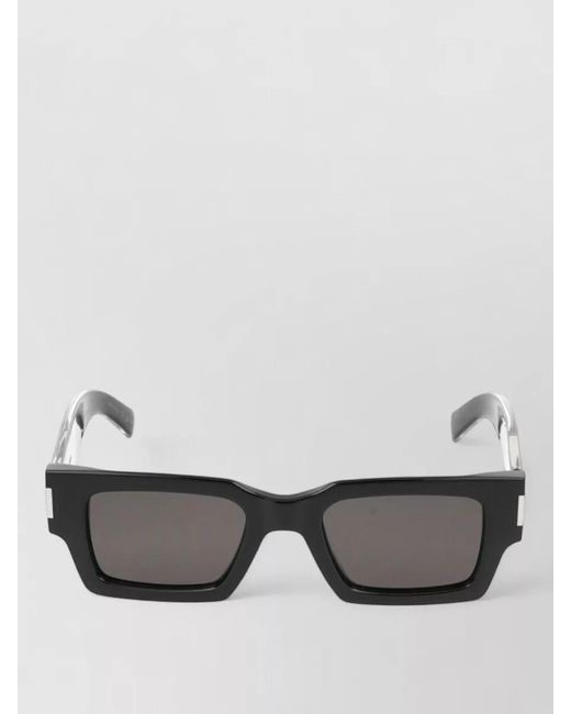 Saint Laurent Gray Sunglasses Sl 572 001 Rectangular Frame