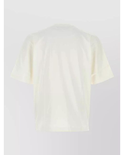 DSquared² White Cotton Oversized T Shirt Relaxed Fit for men