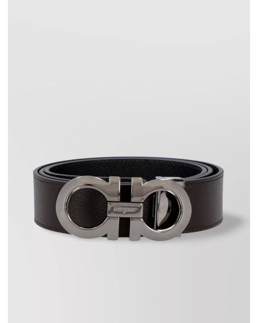 Ferragamo Multicolor Leather Reversible Belt for men