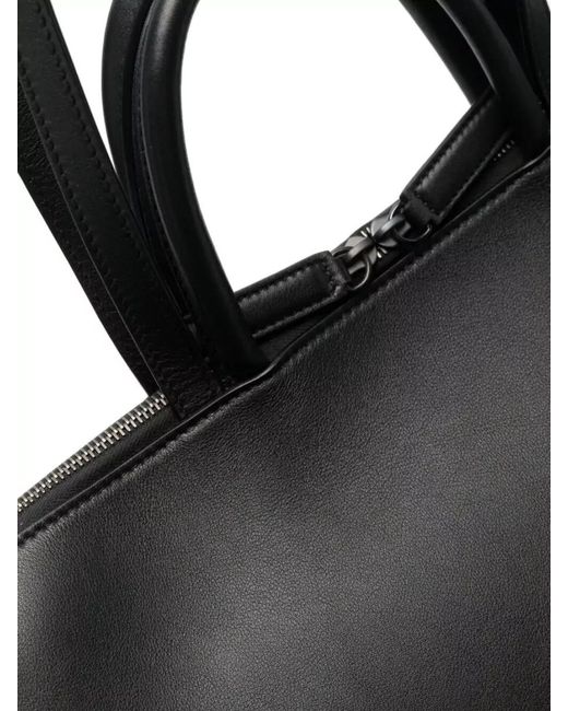 Marsèll Black Horizontal Soft Shoulder Bag Top Handles Strap