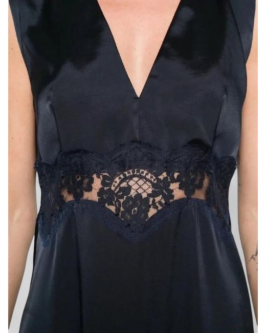 P.A.R.O.S.H. Blue Midi Dress