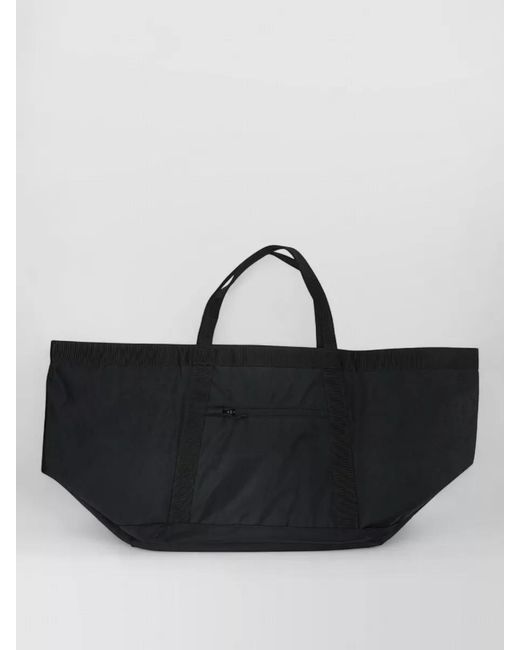 Needles Black Nylon Large Tote Bag for men