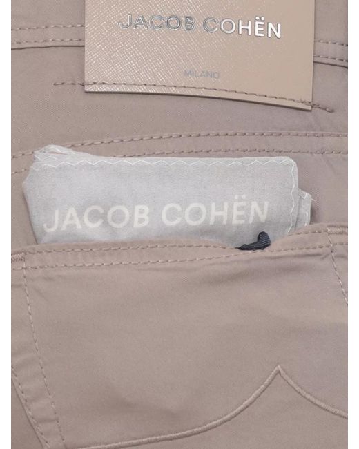 Jacob Cohen Gray Straight Leg Cotton Jeans Belt Loops for men