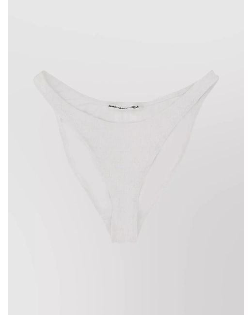 Alexander Wang White Logo Bikini Briefs
