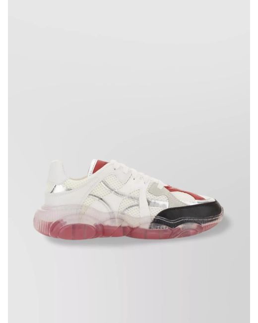 Moschino Pink Low-Top Sneakers