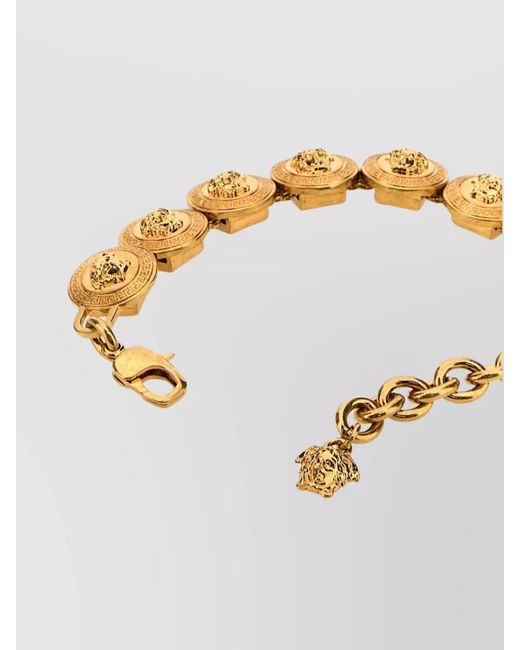 Versace Metallic Cable-Link Chain Bracelet