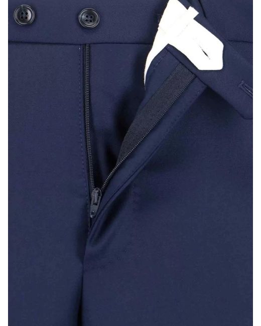 Tagliatore Blue Single Breasted Suit Notch Lapel Pockets for men