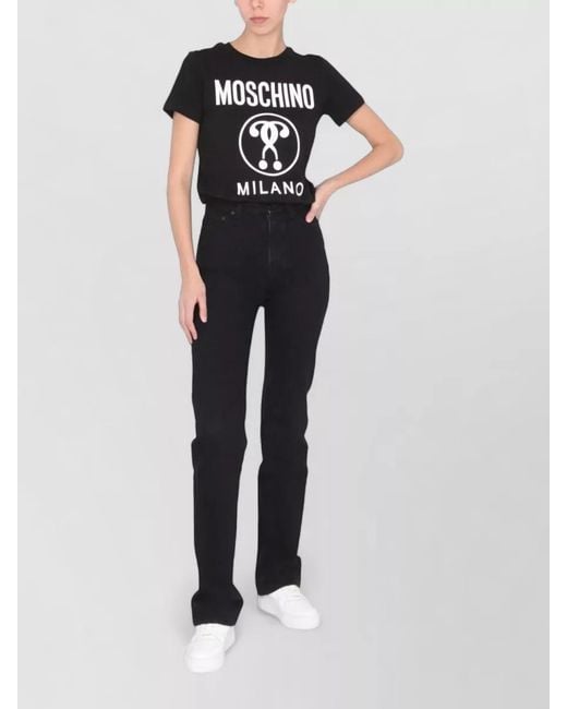 Moschino Blue Logo Print T-Shirt