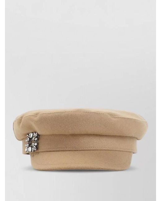 Roger Vivier Natural Wool Sailor Hat
