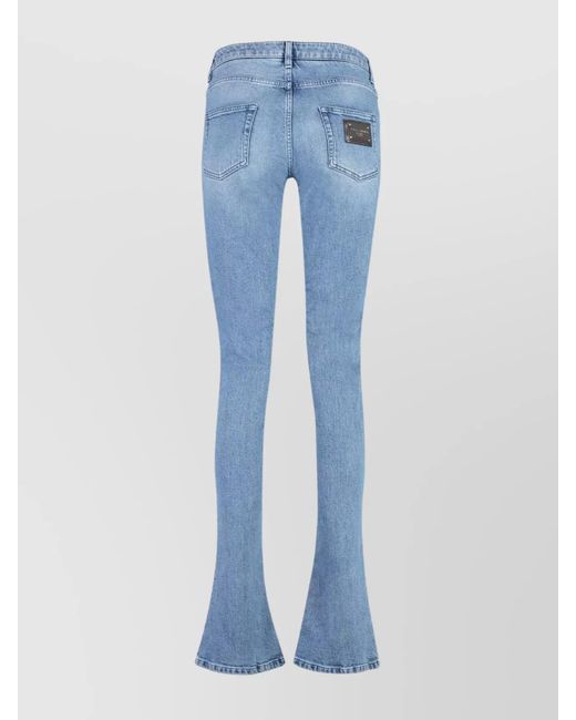 Dolce & Gabbana Blue Flared Jeans