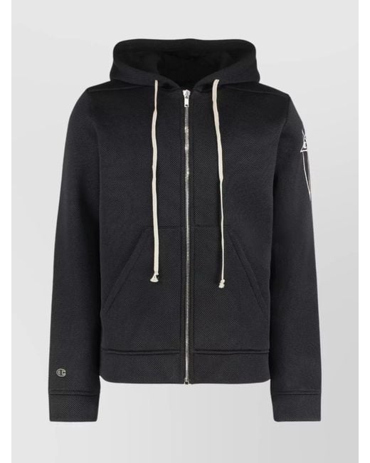Rick Owens Black Zip-Throughs for men