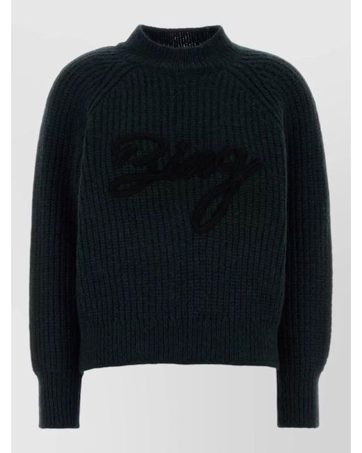 Anine Bing Black Wool-Blend Jumper