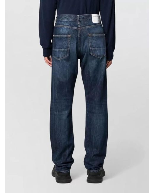 Department 5 Blue Denim Straight-Leg Jeans for men