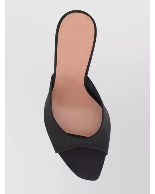 AMINA MUADDI Multicolor Silk Mesh Slipper Sandals