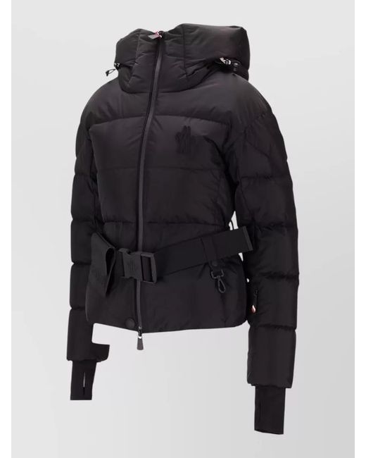 Moncler Black Polyester Puffer Jacket