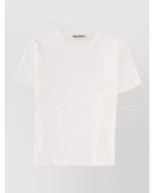 Our Legacy White Regular-Fit Cotton T-Shirt