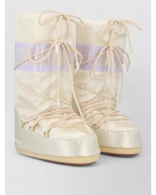 Moon Boot Natural Icon Pearly Tall Boot High Shaft