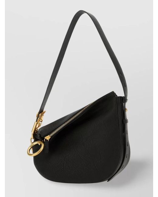 Burberry Black Small Leather Shoulder Bag