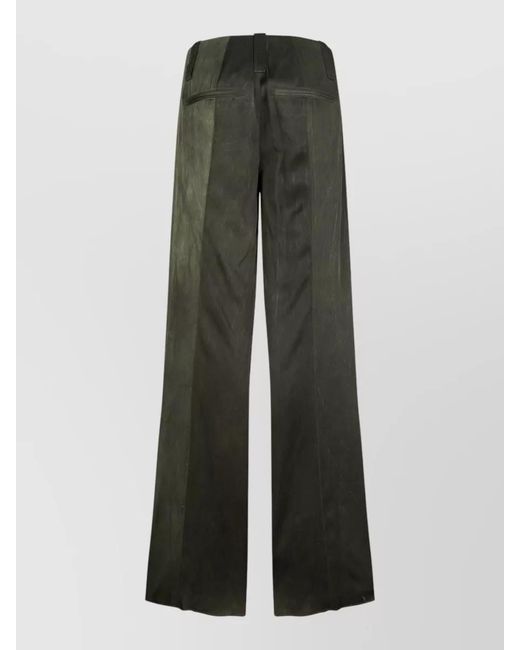 Seafarer Green Maiorca Trousers Wide Leg Belt Loops