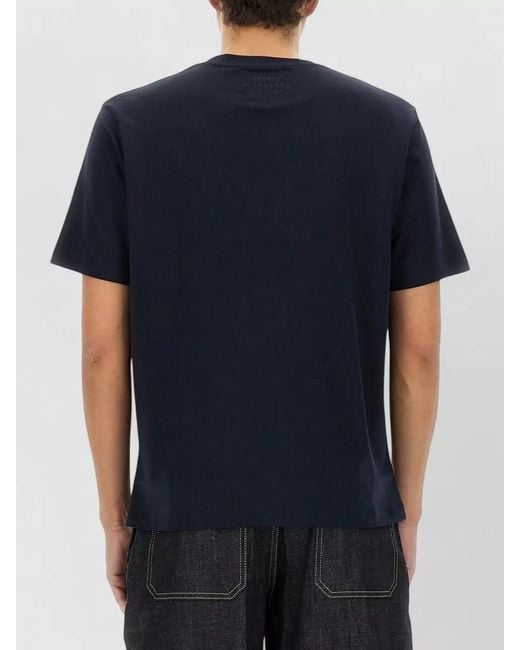 Studio Nicholson Blue Jersey Crew Neck Regular Fit T Shirt for men