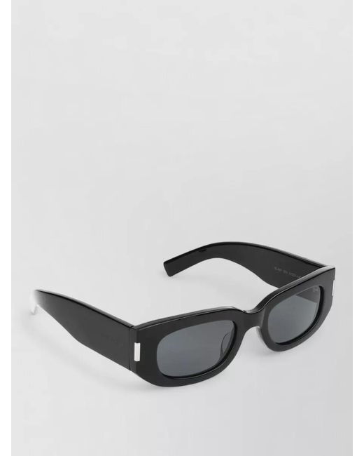 Saint Laurent Gray Sunglasses Sl 697 Rectangular Thick Temples