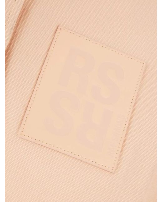 Raf Simons Multicolor Cotton Piqué Cropped Shirt