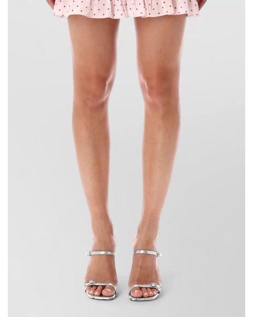 ROTATE BIRGER CHRISTENSEN White Ruched Mini Dress