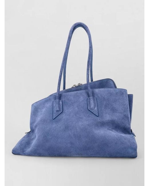 The Attico Blue La Passeggiata Medium Tote Bag