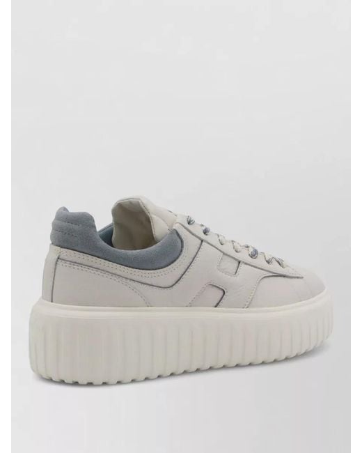 Hogan Multicolor Leather Low-Top Sneakers