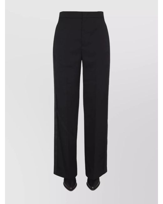 Isabel Marant Blue Wool Tailored Trousers