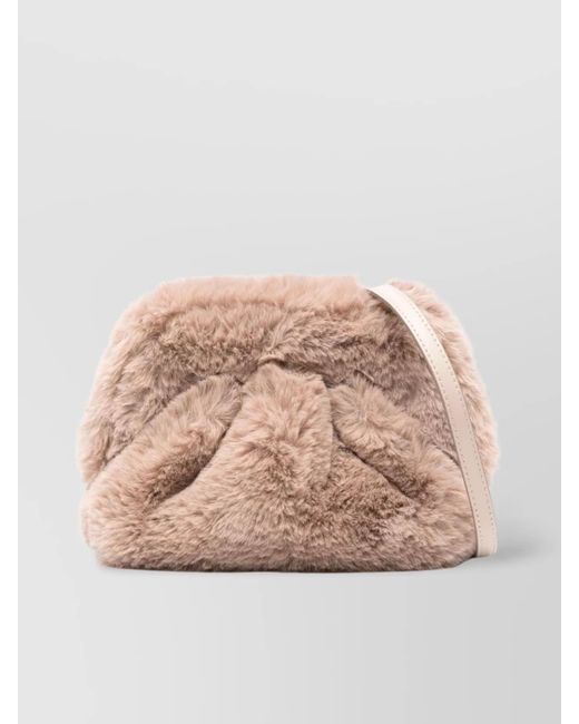 THEMOIRÈ Pink Mini Gea Fur Bag