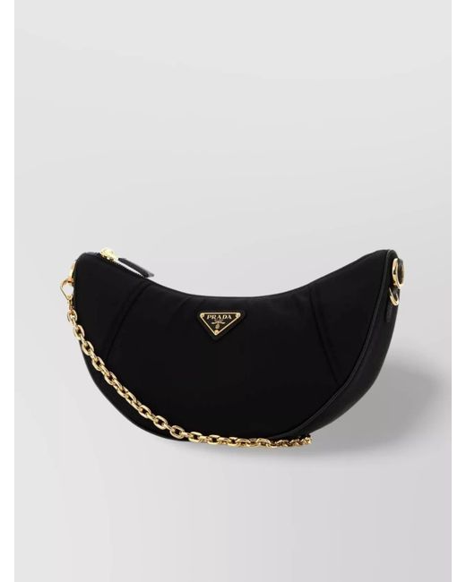 Prada Black Cleo Recycled Polyamide Shoulder Bag