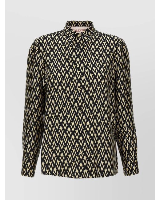 Valentino Garavani Black Silk Shirt