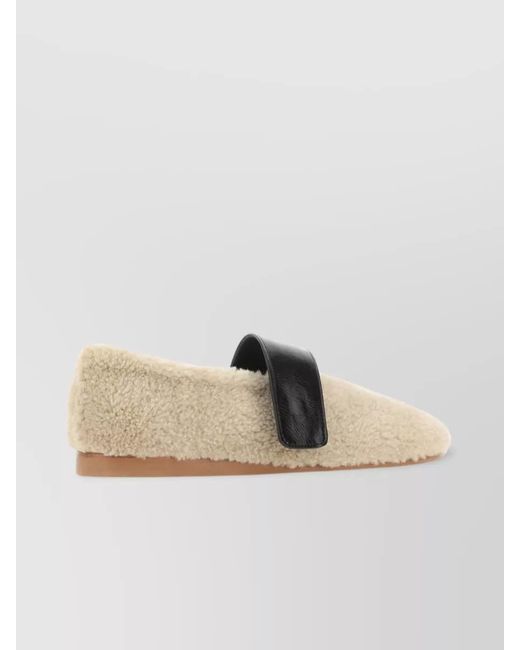 Low Classic Natural Mary Jane Ballerina Shoes