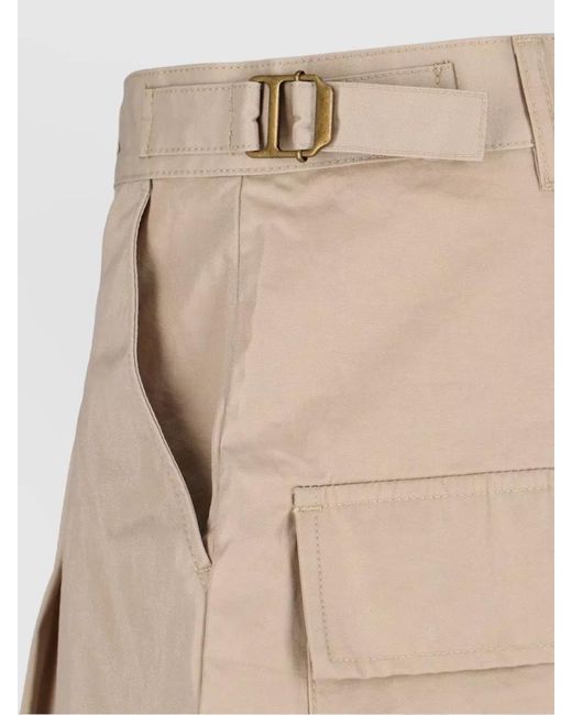 Entire studios Natural Straight Knee-Length Shorts