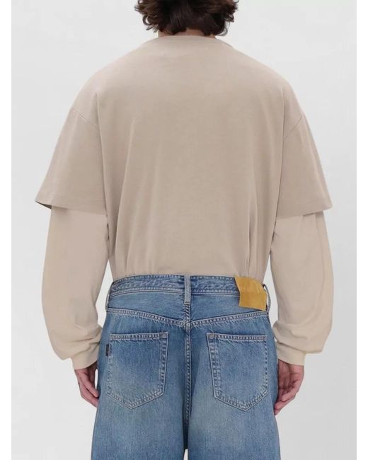 Haikure Blue Denim Wide-Leg Jeans for men