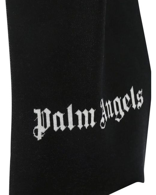 Palm Angels Black Logo Tote Bag for men