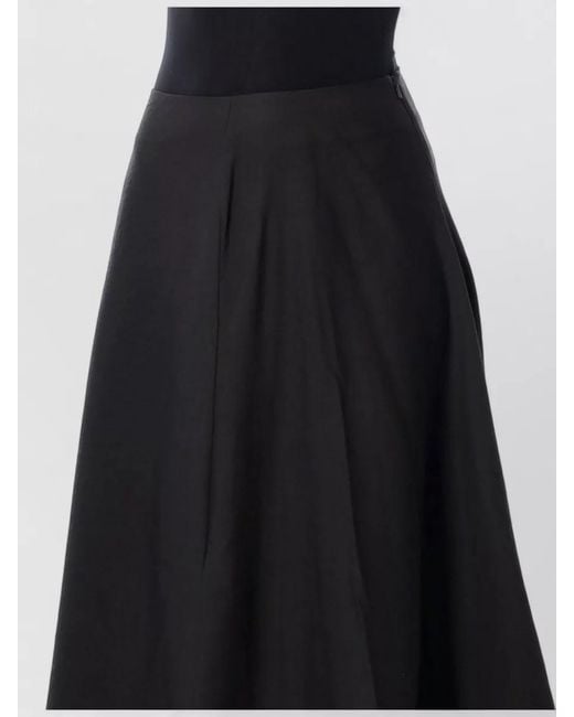 Studio Nicholson Black Draped Skirt