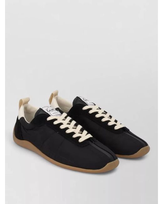 KENZO Black Polyamide Low-Top Sneakers