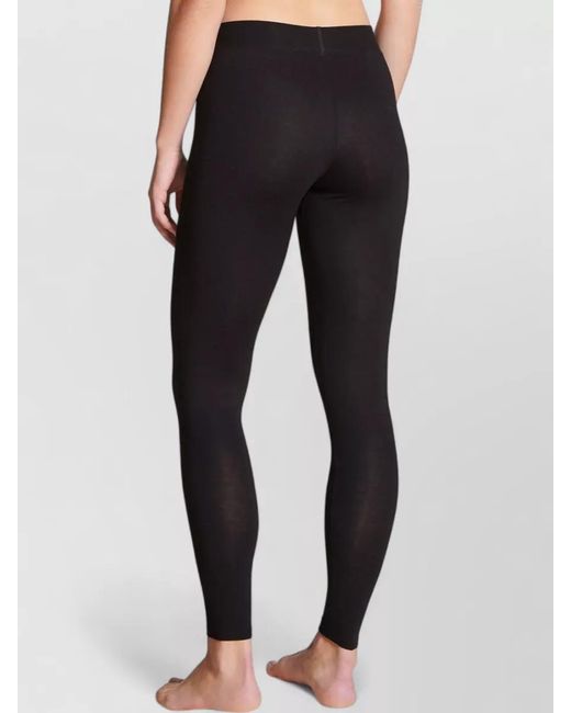 Calida Blue Stretch Leggings Pants Elastic Waistband Design
