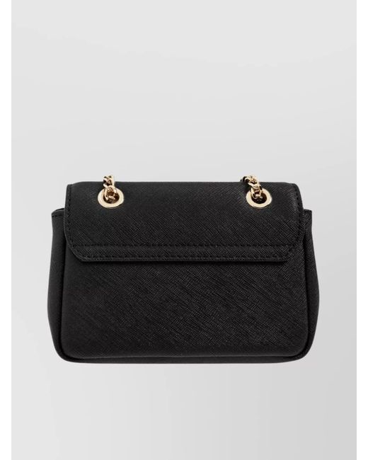 Vivienne Westwood Black Leather Small Chain Shoulder Bag